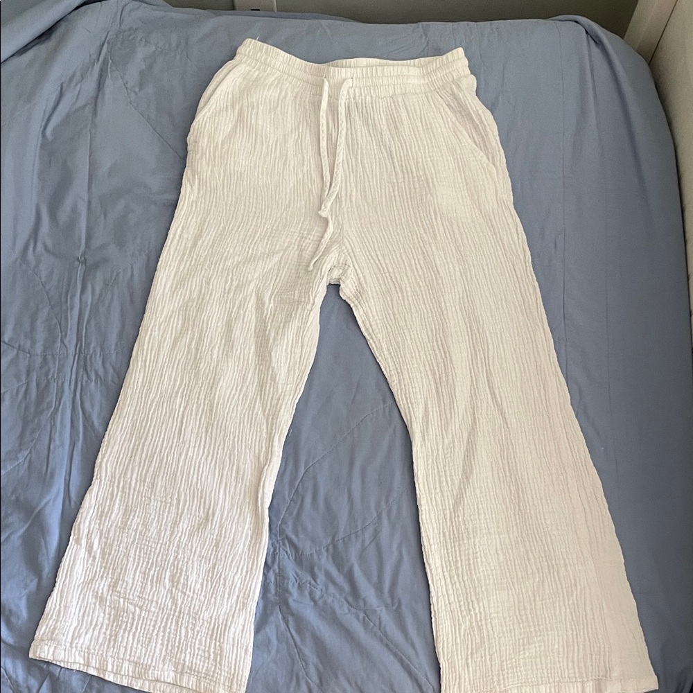 Sincerely Jules  White Cotton Pants